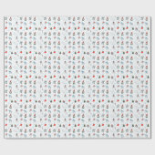 Magische Winterwereld Cadeaupapier (Vlak)
