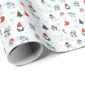 Magische Winterwereld Cadeaupapier (Rol Hoek)