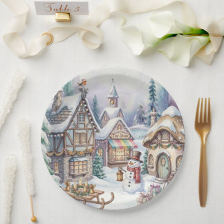 Magische Winterwereld Papieren Bord