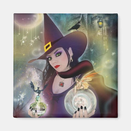 Magische Witch Magnet (Voorkant)