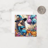 MAGISCHE WITCHY VIBES | Baby | Zwangerschap | mam Notitiekaartje (Voorkant / Achterkant in situ)