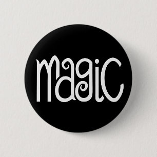 Magische witte Button