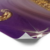 Magische Witte Leeuw en Zonnebloemen Grafisch Poster (Hoek)