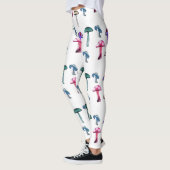 Magische Witte Paddenstoel Broek Leggings (Links)