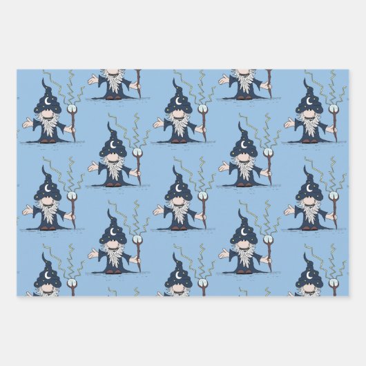 Magische wizard inpakpapier vel (Voorkant)
