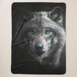 Magische wolf art_dd26aac87785c6b3f471f851356f9c76 sherpa deken