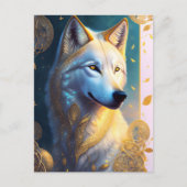 Magische Wolf, Postkruising Briefkaart (Voorkant)