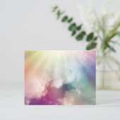 Magische wolken briefkaart (Staand voorkant)