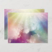 Magische wolken briefkaart (Voorkant / Achterkant)