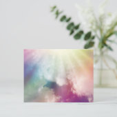 Magische wolken briefkaart (Staand voorkant)