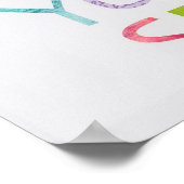 Magische wolken geloven in jezelf poster (Hoek)