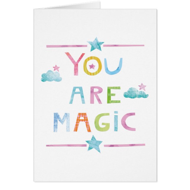 Magische wolken je bent Magisch (Voorkant)