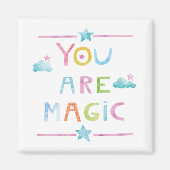 Magische wolken je bent Magisch Magneet (Voorkant)