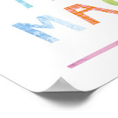 Magische wolken je bent Magisch Poster (Hoek)