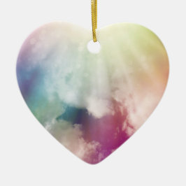 Magische wolken keramisch ornament