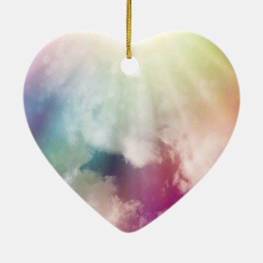 Magische wolken keramisch ornament (Achterkant)