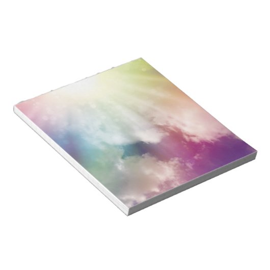 Magische wolken notitieblok (Schuin)