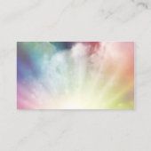 Magische wolken visitekaartje (Achterkant)