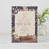 Magische wonderlijke uitnodiging (Staand voorkant)