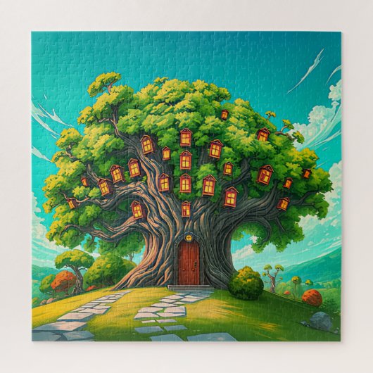 Magische woning legpuzzel (Verticaal)
