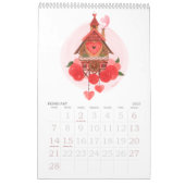 Magische woningen geïllustreerd kalender (Feb 2027)