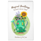 Magische woningen geïllustreerd kalender (Hoes)