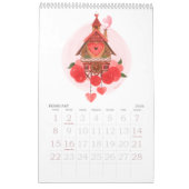 Magische woningen geïllustreerd kalender (Feb 2026)