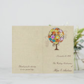 Magische woudcirkel van liefdesbloem-bruiloft (Staand voorkant)