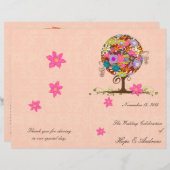 Magische woudcirkel van liefdesbloem-bruiloft (Voorkant / Achterkant)