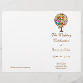 Magische woudcirkel van liefdesbloem-bruiloft (Voorkant)