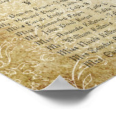 Magische woudcirkel van liefdesbloem-bruiloft poster (Hoek)