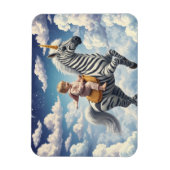 Magische Zebra Eenhoorn Magneet (Verticaal)