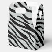 Magische Zebrastripes klikken om grijze kleur aan  Bedankdoosjes (Geopend)