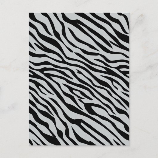 Magische Zebrastripes klikken om grijze kleur aan  Briefkaart (Voorkant)