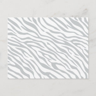 Magische Zebrastripes klikken om grijze kleur aan  Briefkaart