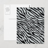 Magische Zebrastripes klikken om grijze kleur aan  Briefkaart (Voorkant / Achterkant)