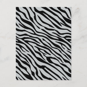 Magische Zebrastripes klikken om grijze kleur aan  Briefkaart
