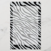 Magische Zebrastripes klikken om grijze kleur aan  Briefpapier (Voorkant)