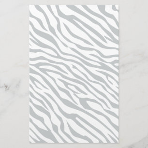 Magische Zebrastripes klikken om grijze kleur aan Briefpapier