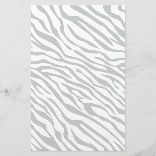 Magische Zebrastripes klikken om grijze kleur aan  Briefpapier (Voorkant)