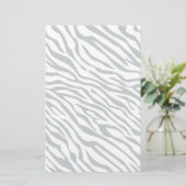 Magische Zebrastripes klikken om grijze kleur aan  Briefpapier (Staand voorkant)