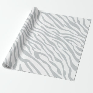 Magische Zebrastripes klikken om grijze kleur aan  Cadeaupapier