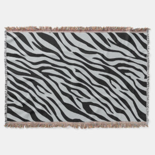 Magische Zebrastripes klikken om grijze kleur aan Deken