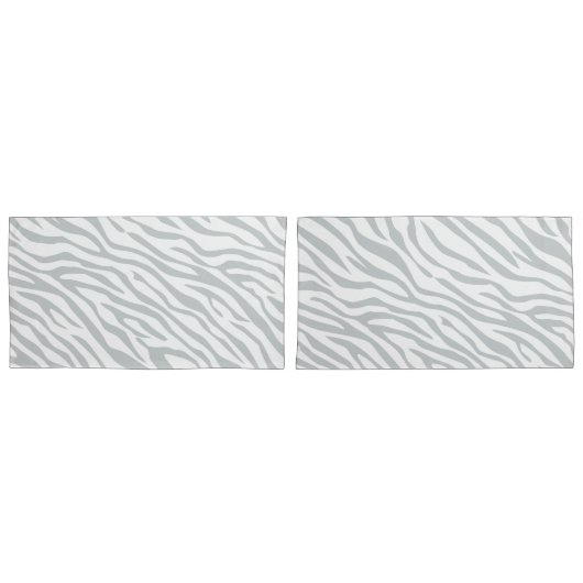 Magische Zebrastripes klikken om grijze kleur aan Kussensloop (Voorkant-Set)