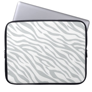Magische Zebrastripes klikken om grijze kleur aan  Laptop Sleeve