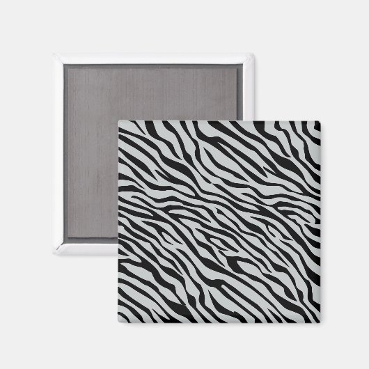 Magische Zebrastripes klikken om grijze kleur aan  Magneet (Voorkant / Achterkant)