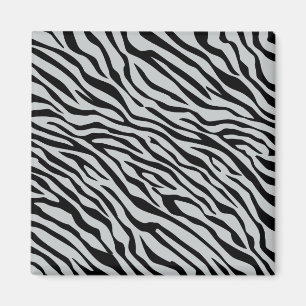 Magische Zebrastripes klikken om grijze kleur aan  Magneet