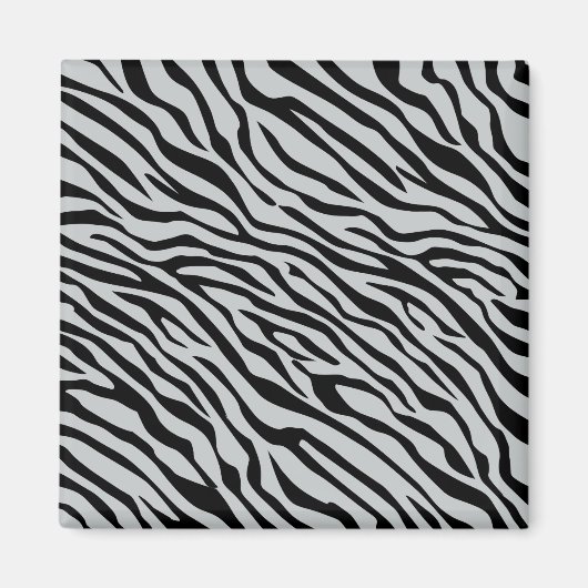 Magische Zebrastripes klikken om grijze kleur aan  Magneet (Voorkant)