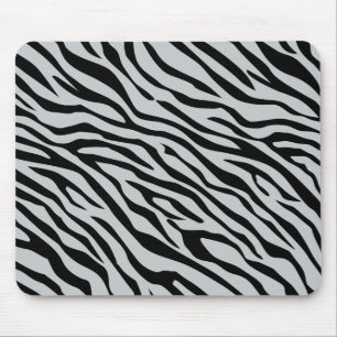 Magische Zebrastripes klikken om grijze kleur aan  Muismat