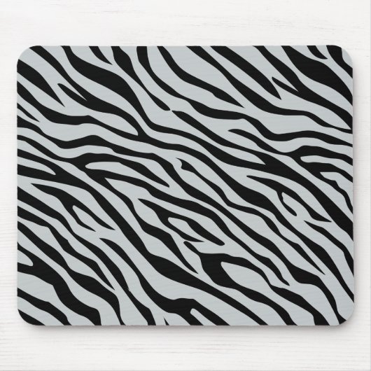 Magische Zebrastripes klikken om grijze kleur aan  Muismat (Voorkant)
